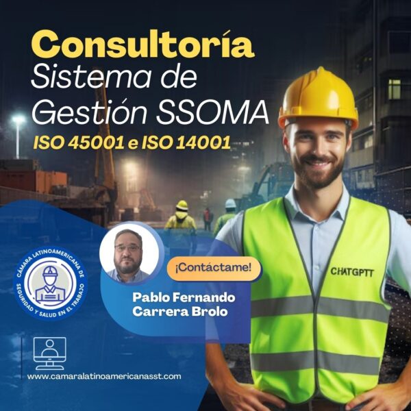 Pablo Fernando Carrera Brolo-Consultoría en Gestión del sistema SSOMA