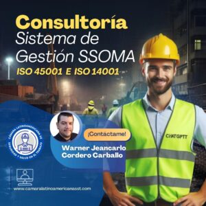 Warner Jeancarlo Cordero Carballo-Consultor en sistema de gestión SSOMA
